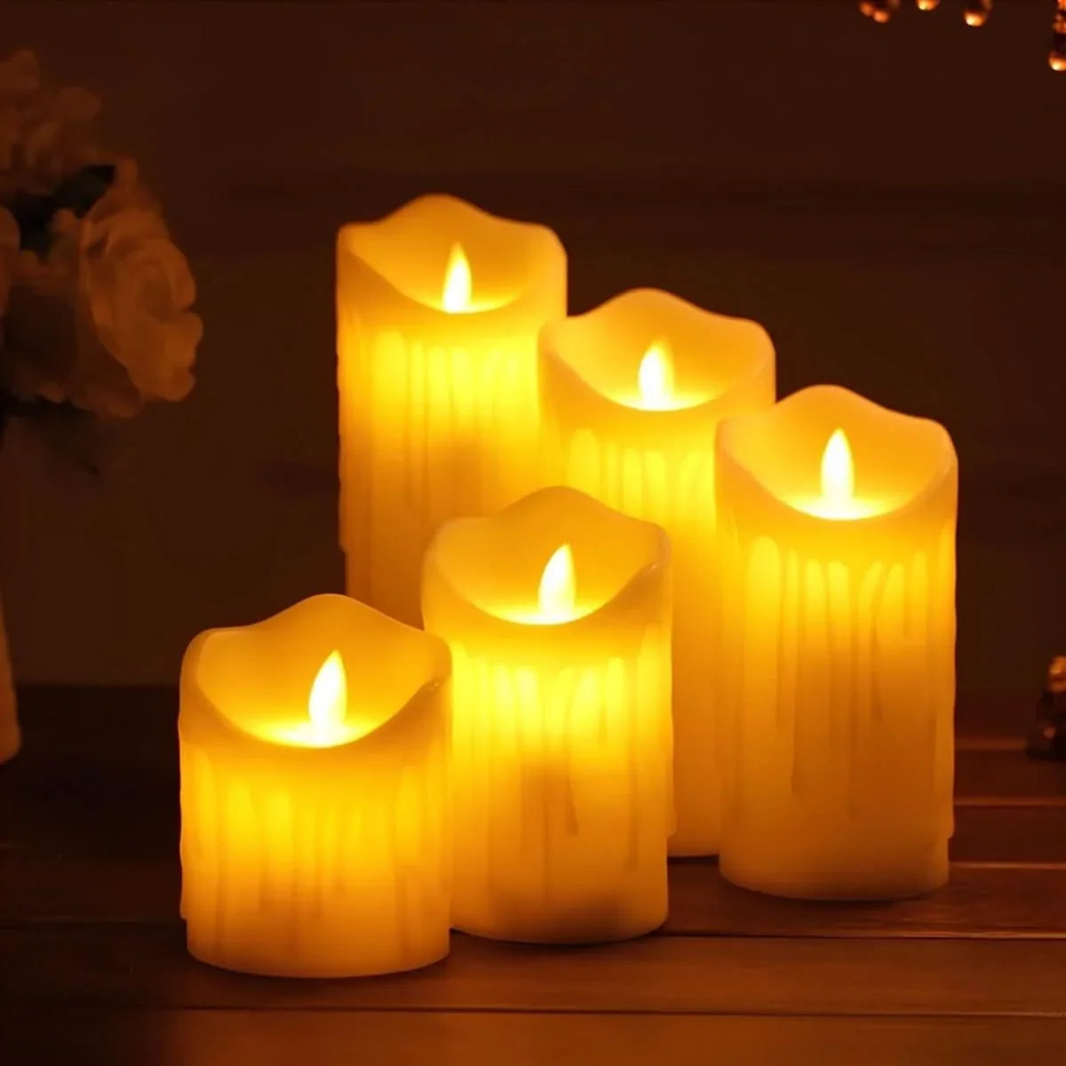 LED Candle | Realistic Flicker & Battery-Operated