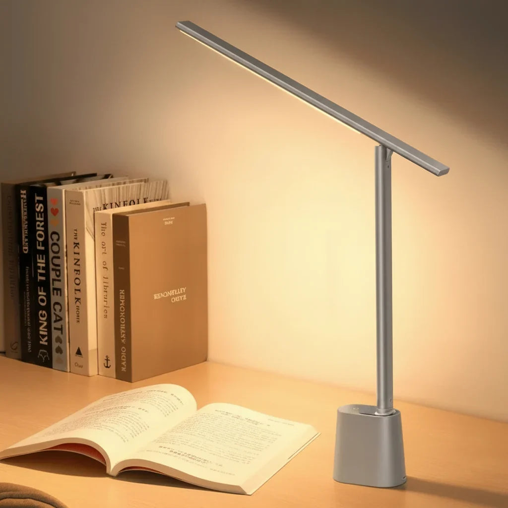 LED Desk Lamp | Foldable, Dimmable & Eye-Friendly | USB-Powered