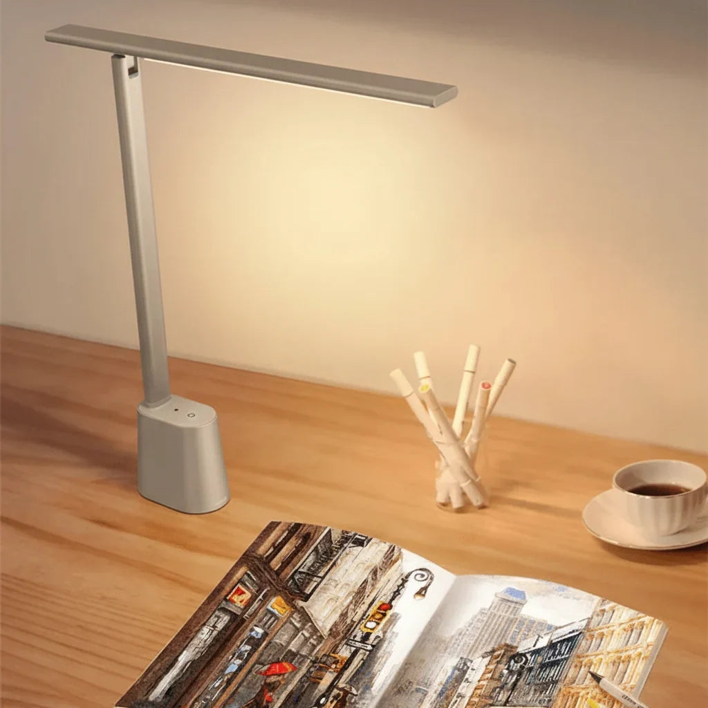 LED Desk Lamp | Foldable, Dimmable & Eye-Friendly | USB-Powered