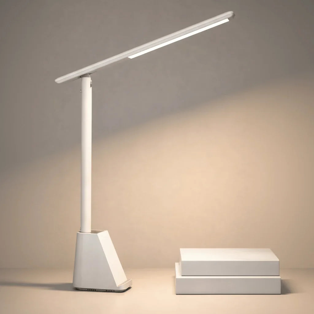 LED Desk Lamp | Foldable, Dimmable & Eye-Friendly | USB-Powered