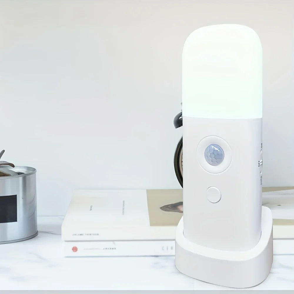 LED Night Light | Motion Sensor & Dimmable | USB Rechargeable 2000mAh