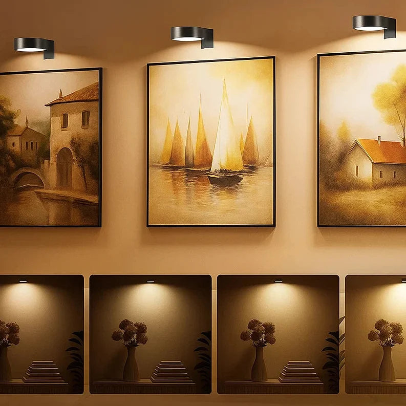 LED Picture Light | Magnetic Dimmable & Remote