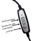 LED Plant Light | Full-Spectrum 6000K | USB-Powered & Built-In Timer