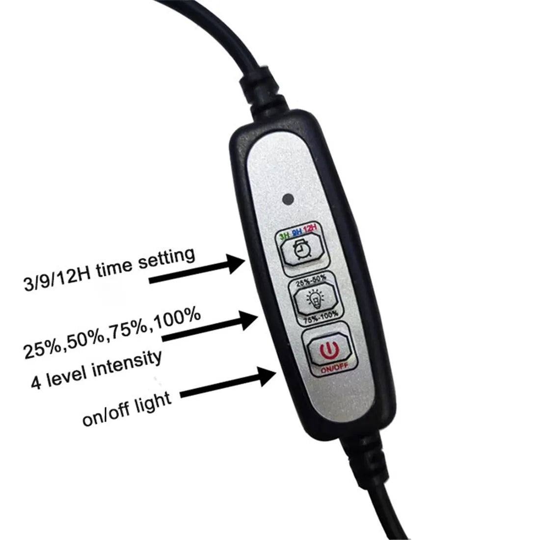 LED Plant Light | Full-Spectrum 6000K | USB-Powered & Built-In Timer