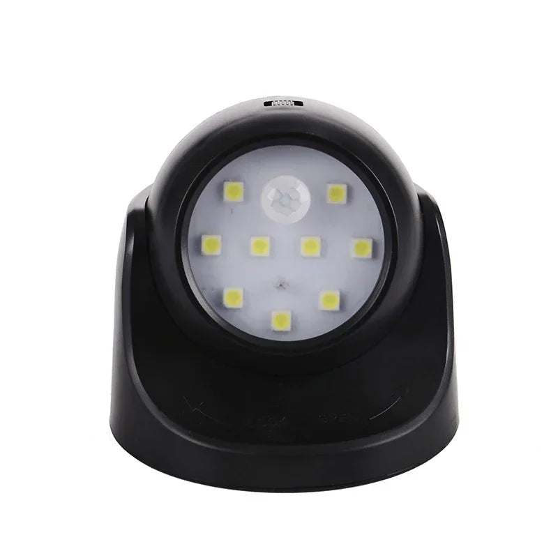 LED Spotlight | Wireless & Battery-Powered | Motion & Daylight Sensor