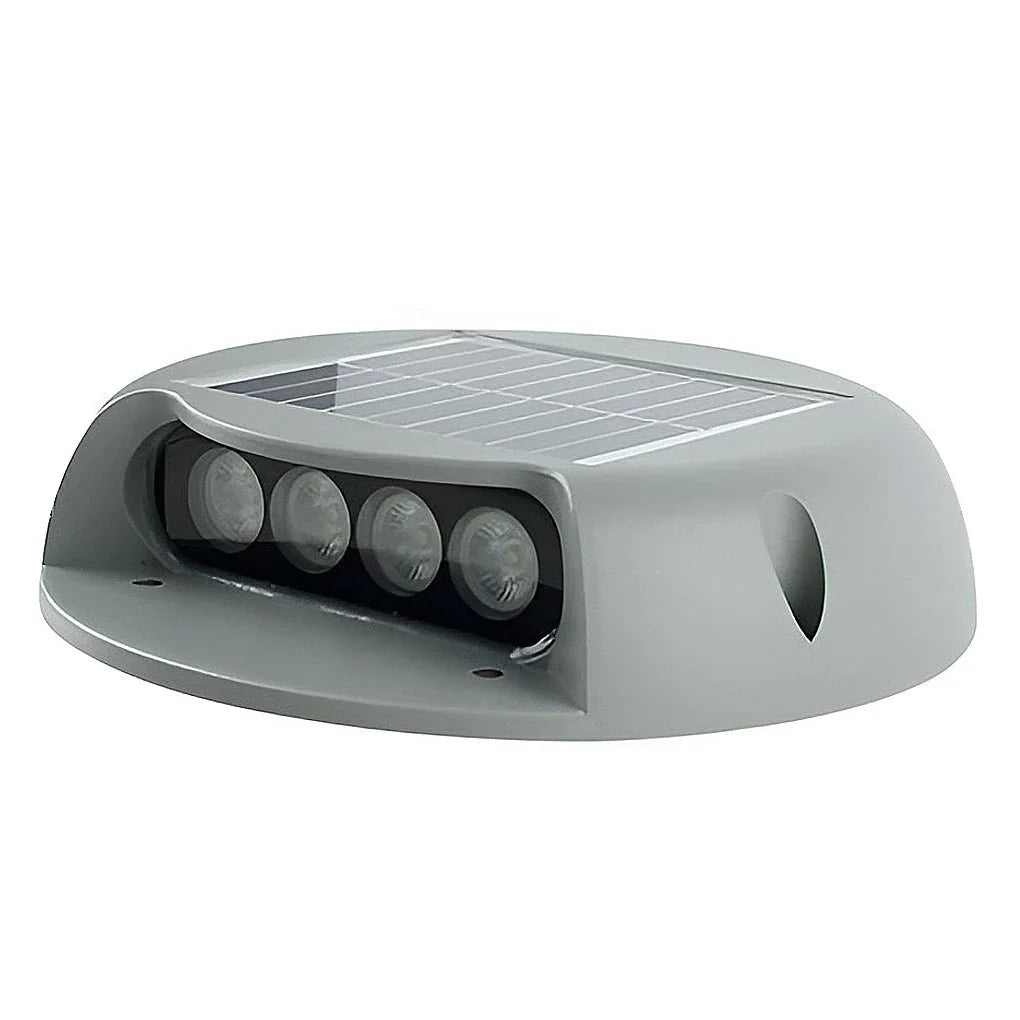 LED Step & Deck Light | Solar-Powered Flush-Mount & IP65