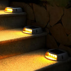 LED Step & Deck Light | Solar-Powered Flush-Mount & IP65