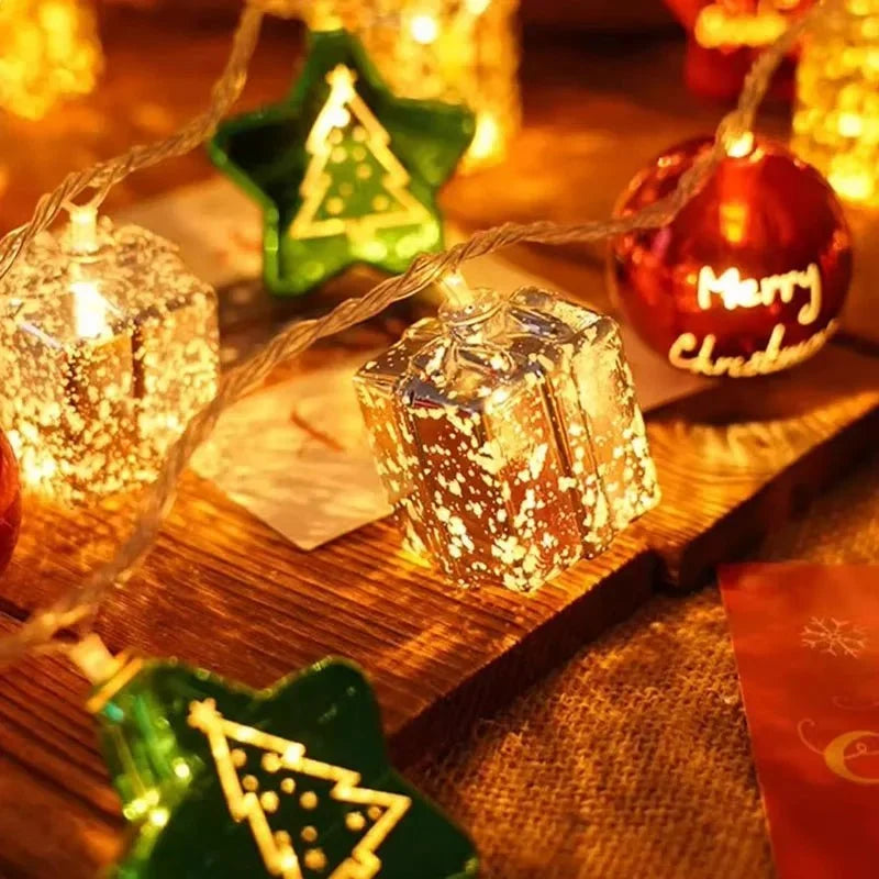 LED String Lights | Battery-Operated & Flexible Wire | Warm White