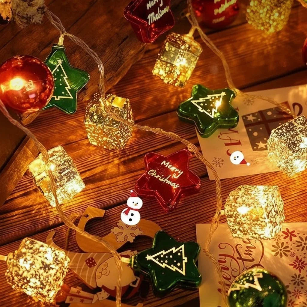 LED String Lights | Battery-Operated & Flexible Wire | Warm White