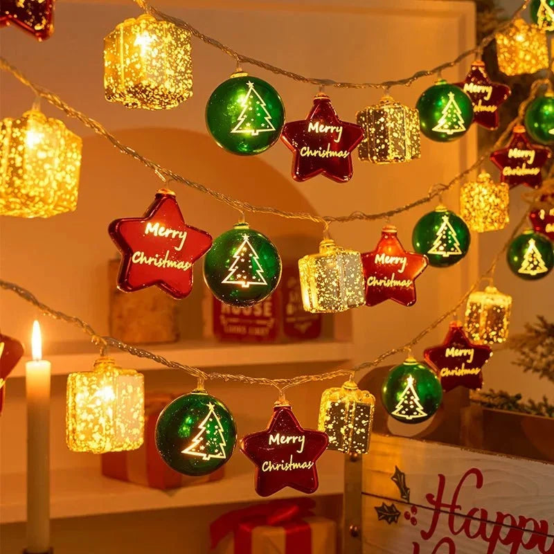 LED String Lights | Battery-Operated & Flexible Wire | Warm White