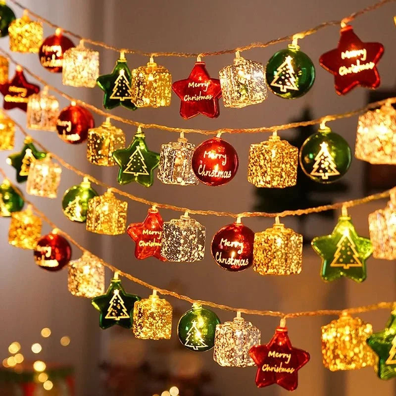 LED String Lights | Battery-Operated & Flexible Wire | Warm White