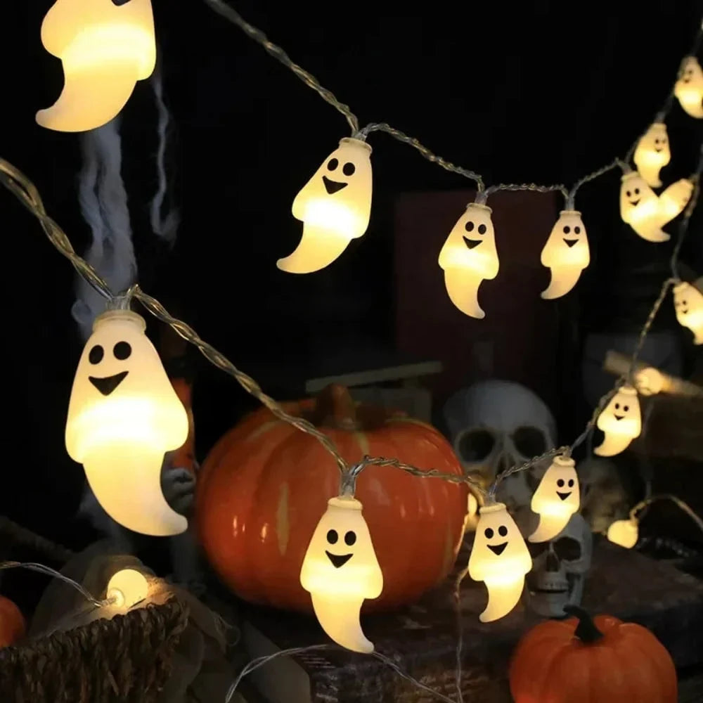 LED String Lights | Halloween Motifs & Battery-Powered