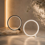 LED Table Lamp | Dimmable Round Minimalist