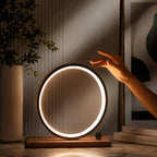 LED Table Lamp | Dimmable Round Minimalist
