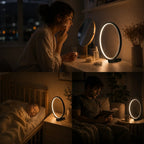 LED Table Lamp | Dimmable Round Minimalist