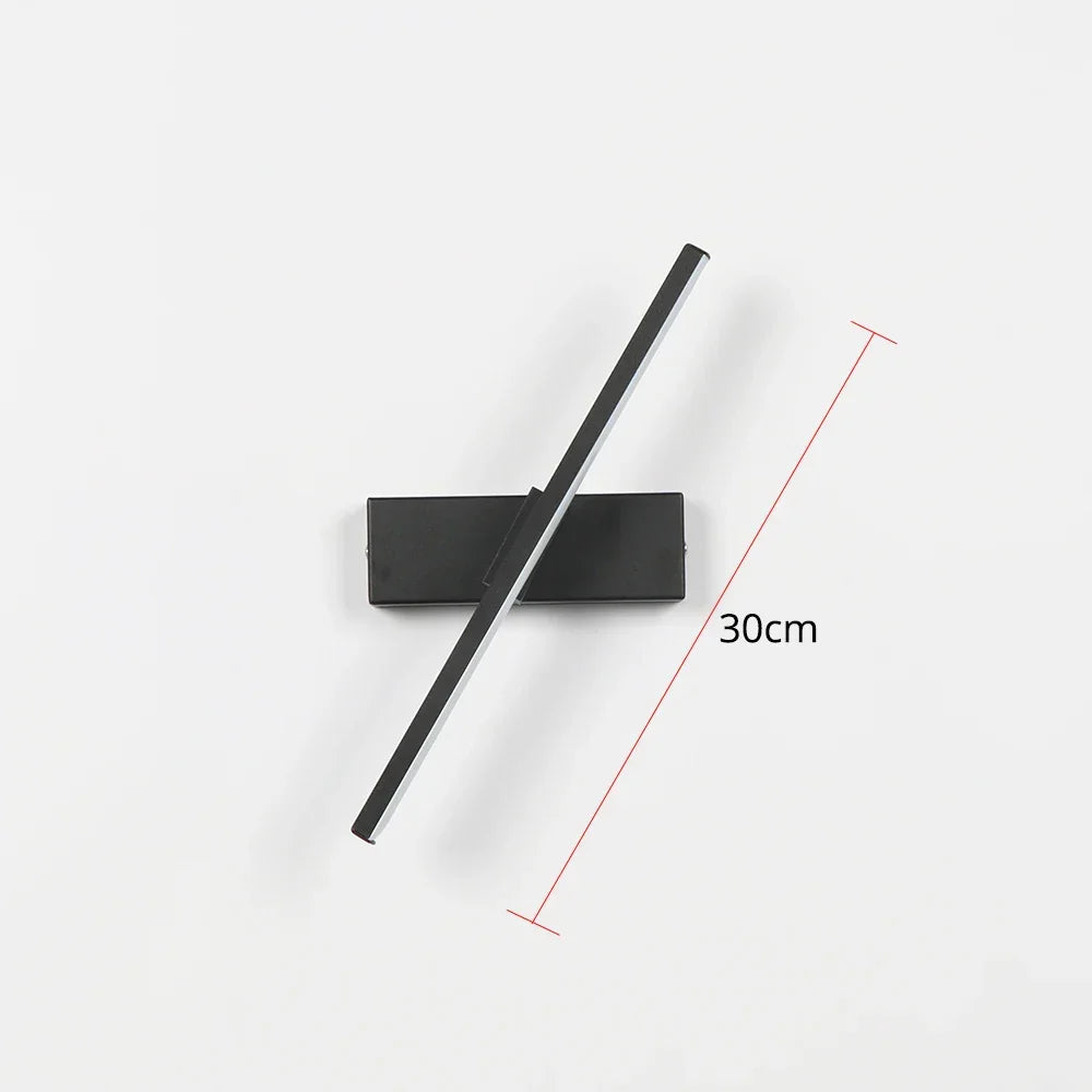 LED Wall Lamp | 330° Rotatable & Selectable Color Temperature | 30/40/50 cm