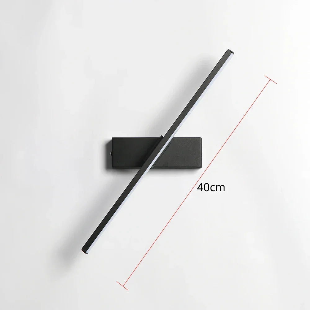 LED Wall Lamp | 330° Rotatable & Selectable Color Temperature | 30/40/50 cm
