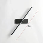 LED Wall Lamp | 330° Rotatable & Selectable Color Temperature | 30/40/50 cm