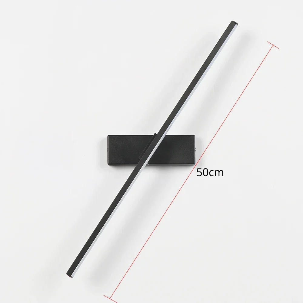 LED Wall Lamp | 330° Rotatable & Selectable Color Temperature | 30/40/50 cm