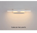 LED Wall Lamp | 330° Rotatable & Selectable Color Temperature | 30/40/50 cm