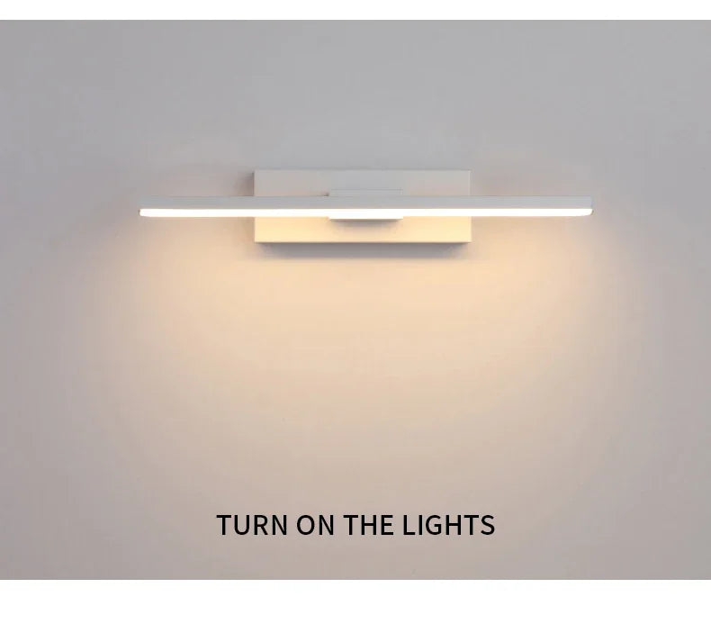 LED Wall Lamp | 330° Rotatable & Selectable Color Temperature | 30/40/50 cm
