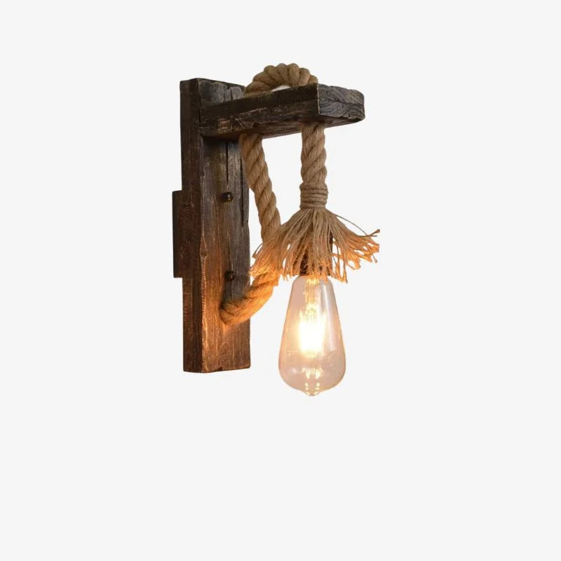 LED Wall Lamp | Walnut Wood Finish & Wall-Mounted