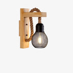 LED Wall Lamp | Walnut Wood Finish & Wall-Mounted
