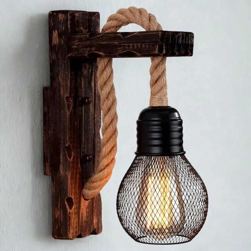LED Wall Lamp | Walnut Wood Finish & Wall-Mounted
