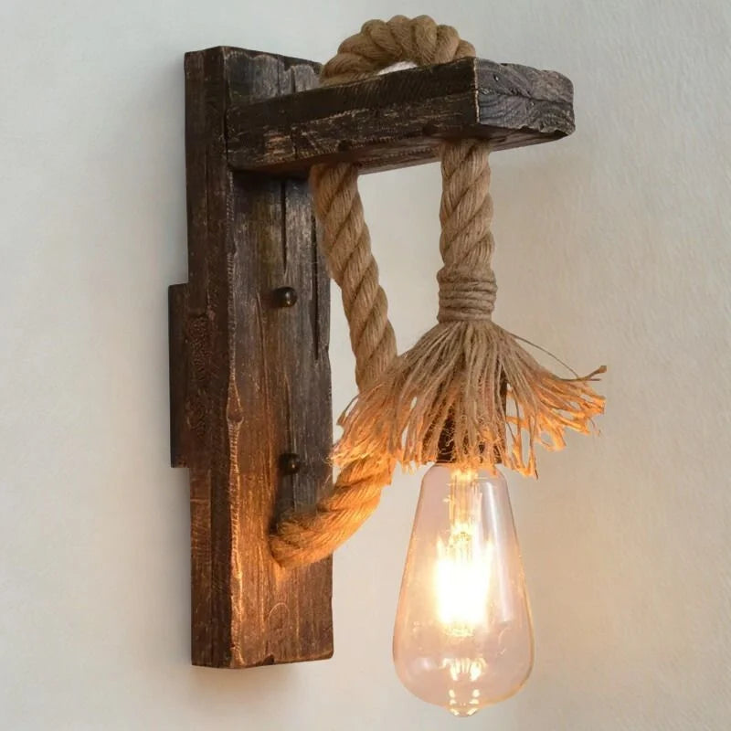 LED Wall Lamp | Walnut Wood Finish & Wall-Mounted