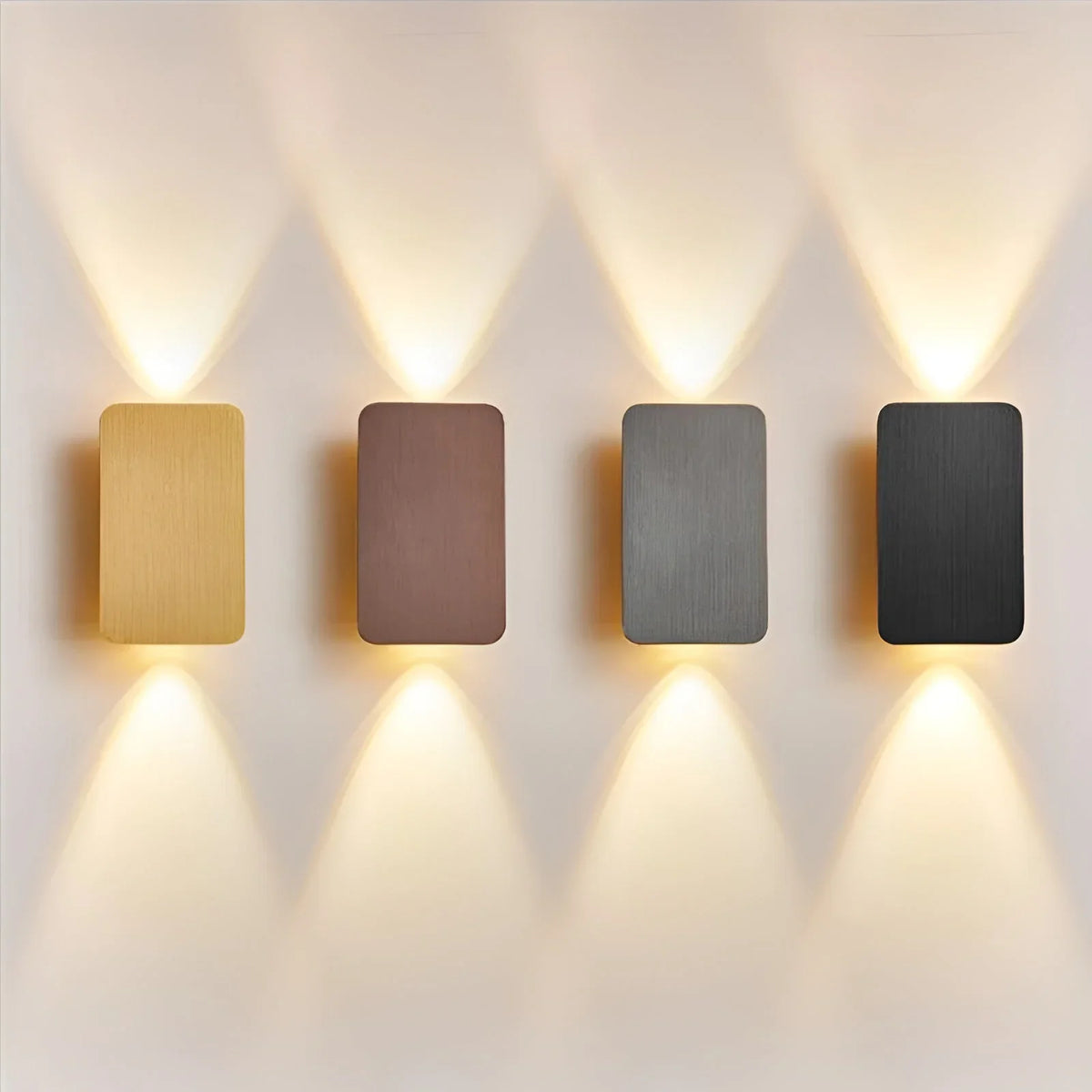 LED Wall Light | Glare-Free Energy-Efficient Aluminum | 200 x 120 mm