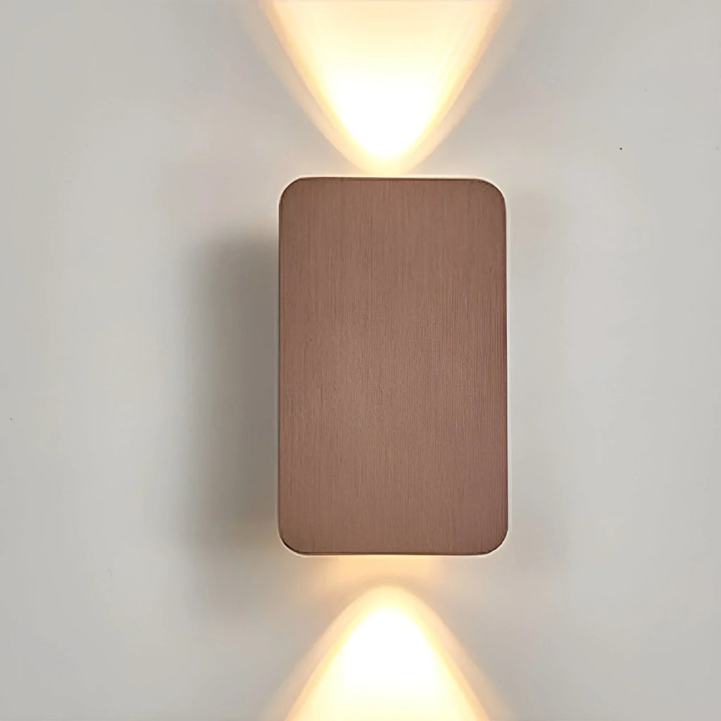 LED Wall Light | Glare-Free Energy-Efficient Aluminum | 200 x 120 mm