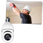 Light Bulb Camera | 2MP Night Vision & Two-Way Audio