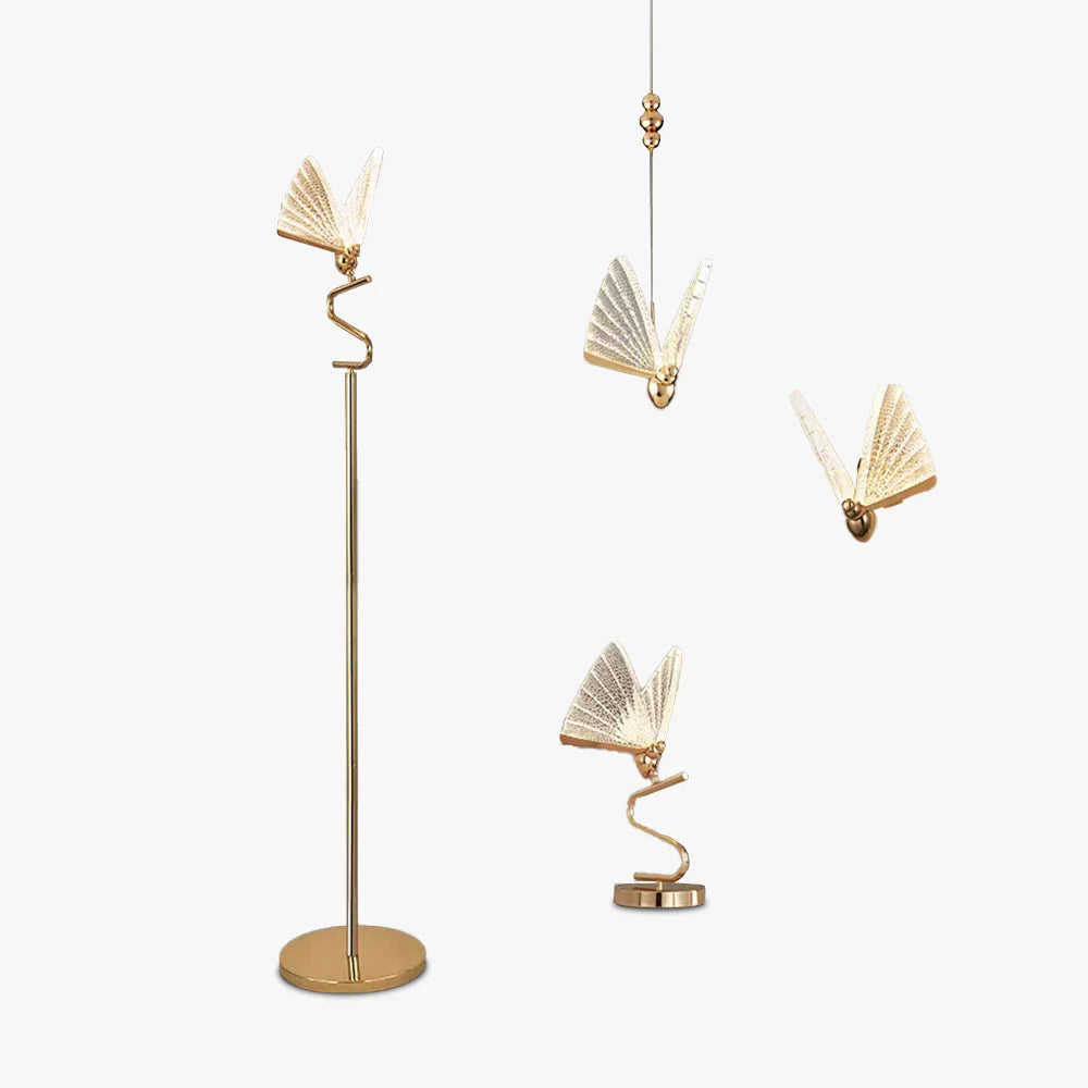 Lighting Fixture | Butterfly Design & LED Bulb Included
