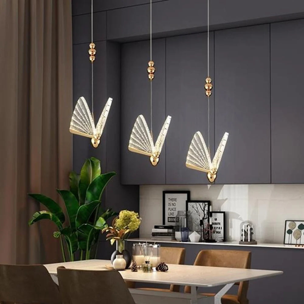 Lighting Fixture | Butterfly Design & LED Bulb Included
