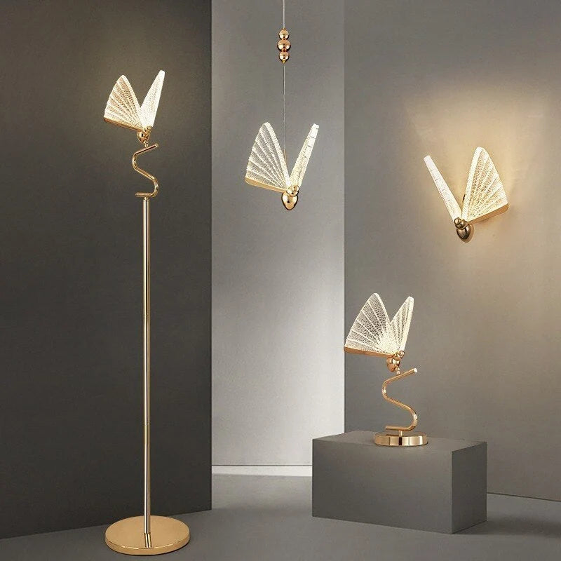 Lighting Fixture | Butterfly Design & LED Bulb Included