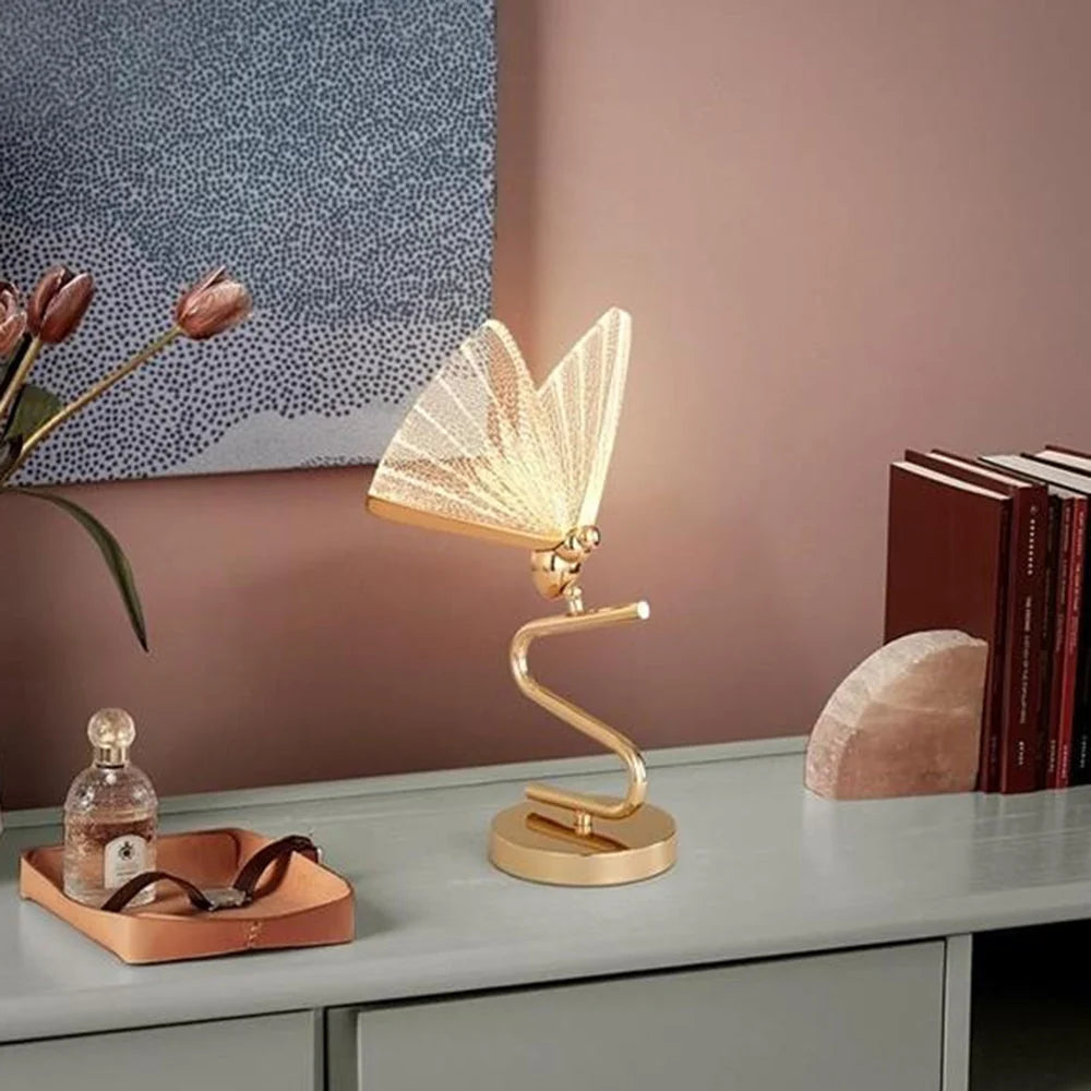 Lighting Fixture | Butterfly Design & LED Bulb Included
