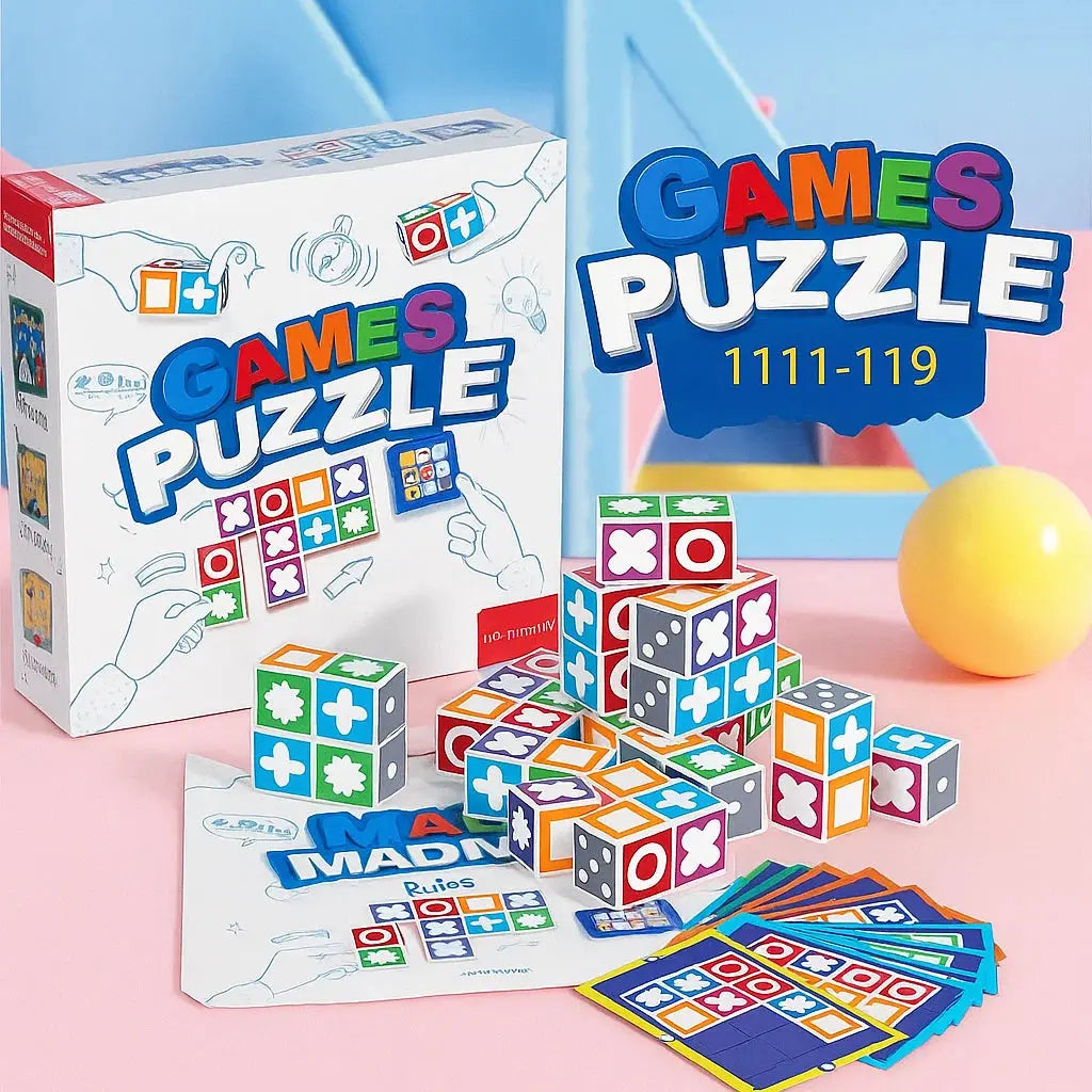 Logic Game | Pattern-Building & Sturdy Components | Ages 7+