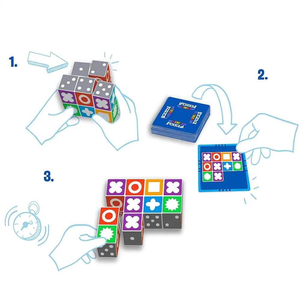 Logic Game | Pattern-Building & Sturdy Components | Ages 7+