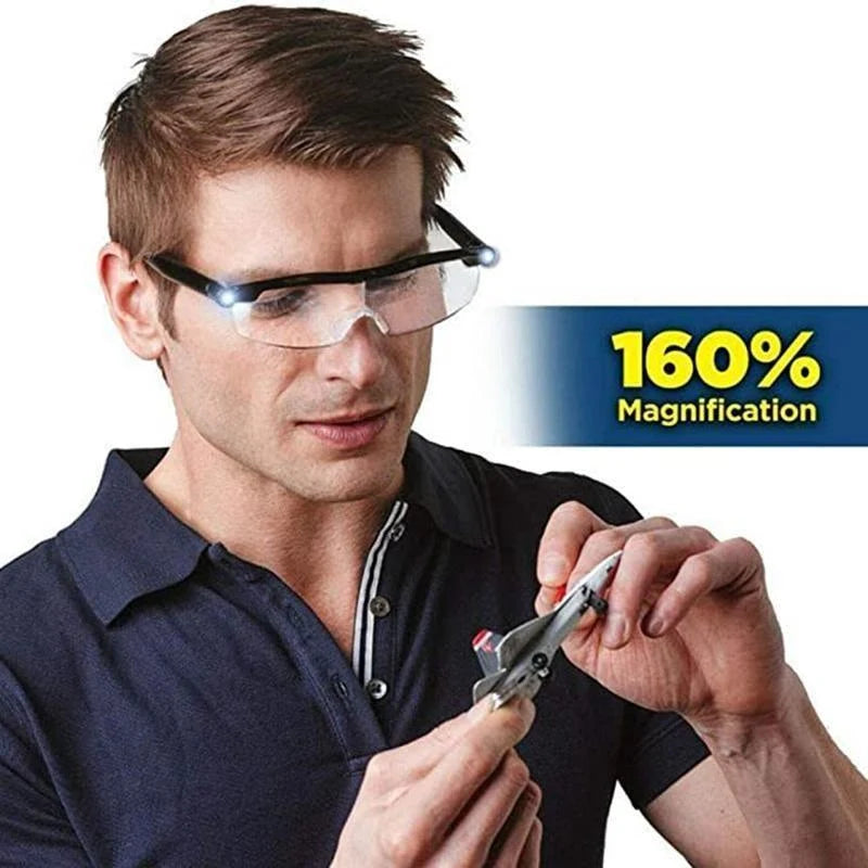 Magnifying Glasses | Adjustable LED Light & USB-Rechargeable