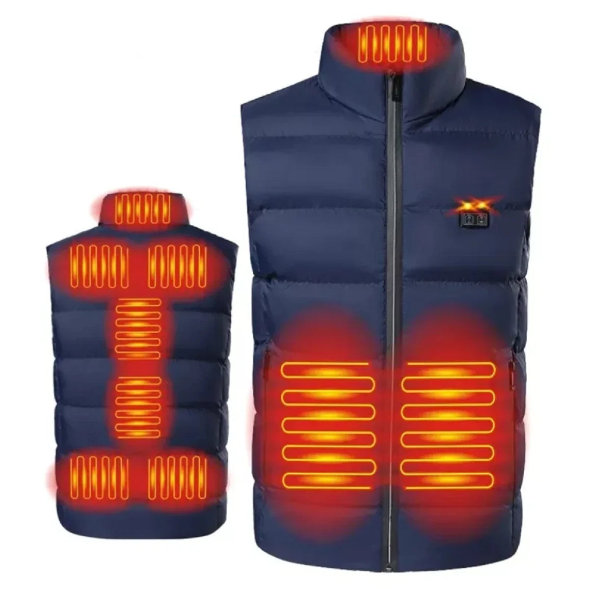 Men's Heated Vest | 9-Zone Heating & 10,000mAh Battery | Up To 12h Runtime