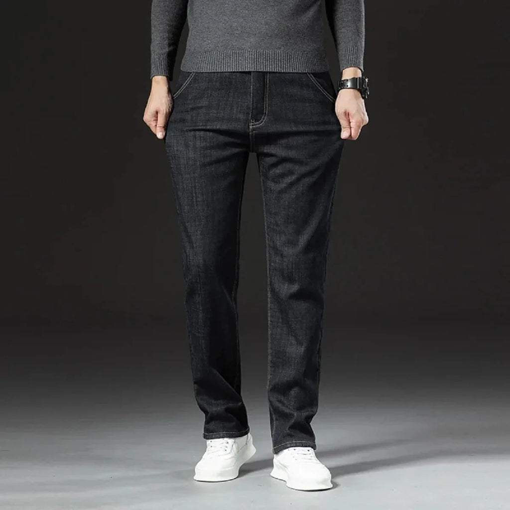 Men's Jeans | Fleece-Lined & Stretch | Slim Fit High Waist
