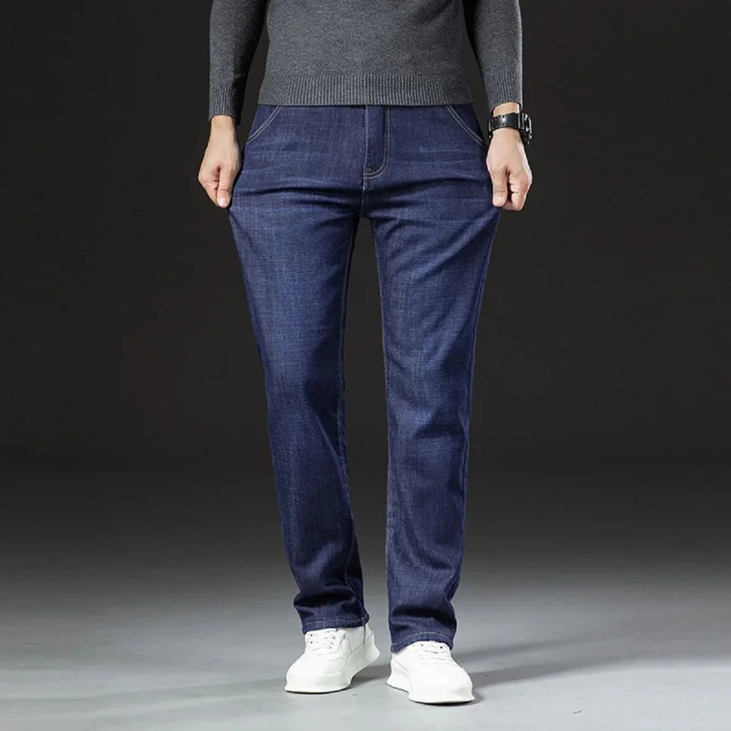 Men's Jeans | Fleece-Lined & Stretch | Slim Fit High Waist
