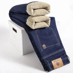 Men's Jeans | Fleece-Lined & Stretch | Slim Fit High Waist
