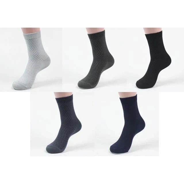 Men's Socks | Breathable Bamboo & Temperature-Regulating | 5-Pack