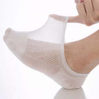 Mesh Socks | Moisture-Wicking, Antibacterial & Non-Slip Silicone Cuff | Plus Size