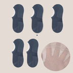 Mesh Socks | Moisture-Wicking, Antibacterial & Non-Slip Silicone Cuff | Plus Size