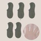Mesh Socks | Moisture-Wicking, Antibacterial & Non-Slip Silicone Cuff | Plus Size