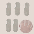 Mesh Socks | Moisture-Wicking, Antibacterial & Non-Slip Silicone Cuff | Plus Size
