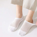 Mesh Socks | Moisture-Wicking, Antibacterial & Non-Slip Silicone Cuff | Plus Size