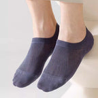 Mesh Socks | Moisture-Wicking, Antibacterial & Non-Slip Silicone Cuff | Plus Size